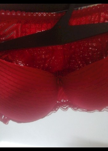 Kırmızı Bohem Kadın Sütyen85 beden - Görsel 5