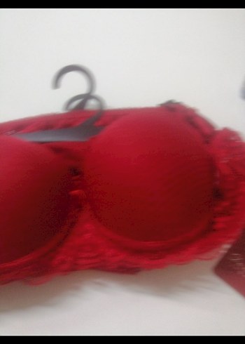 Kırmızı Bohem Kadın Sütyen85 beden - Görsel 2