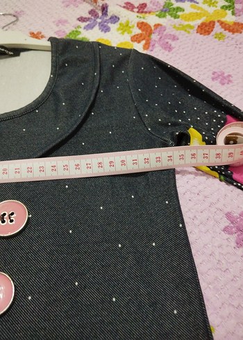 Bohem Uzun Kollu Çiçek Desenli elbise - Görsel 4