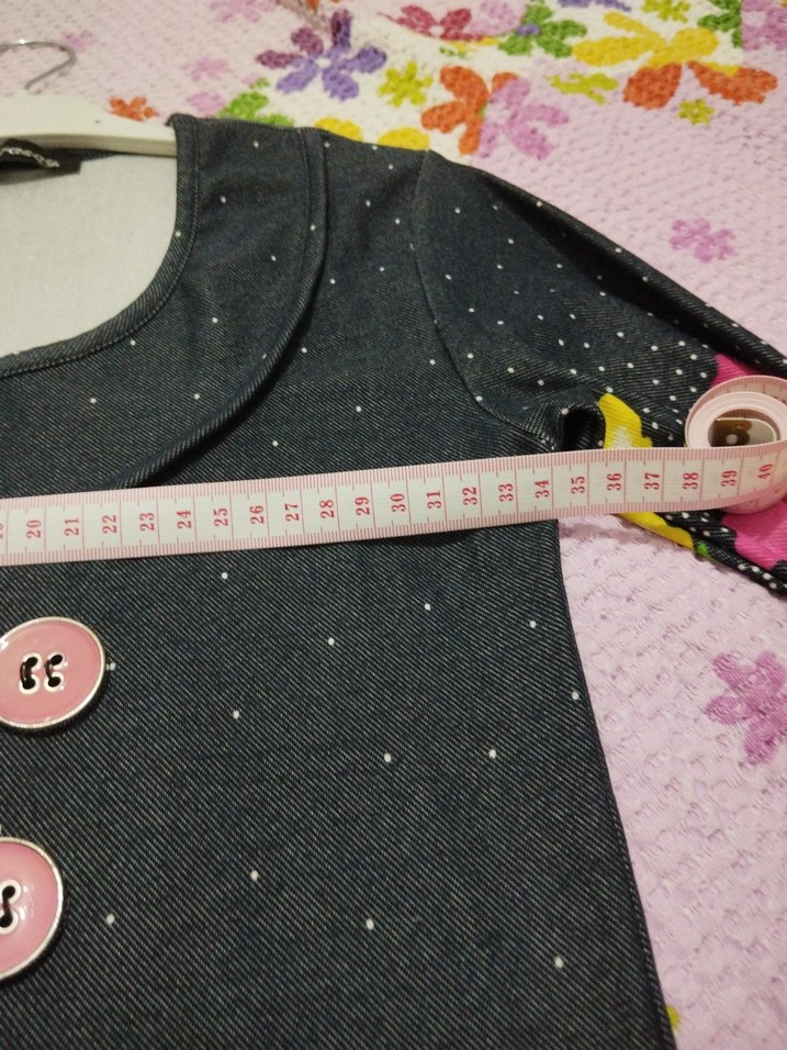 Bohem Uzun Kollu Çiçek Desenli elbise - Görsel 4