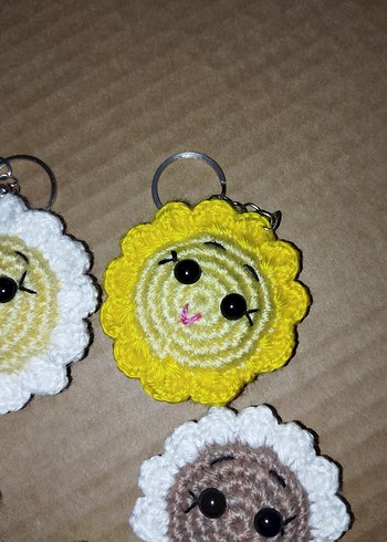 Renkli Örgü Bohem Anahtarlık - Görsel 4