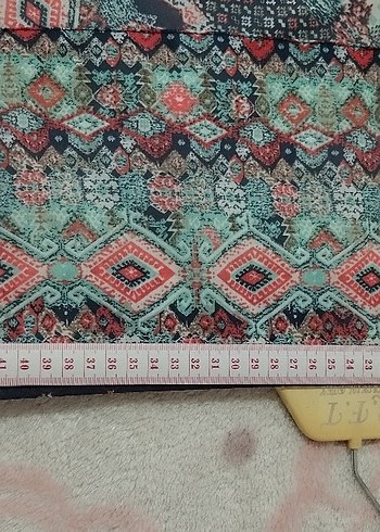 Bohem Çok Renkli Uzun Etek - Görsel 8