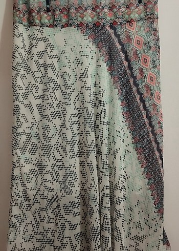 Bohem Çok Renkli Uzun Etek - Görsel 7