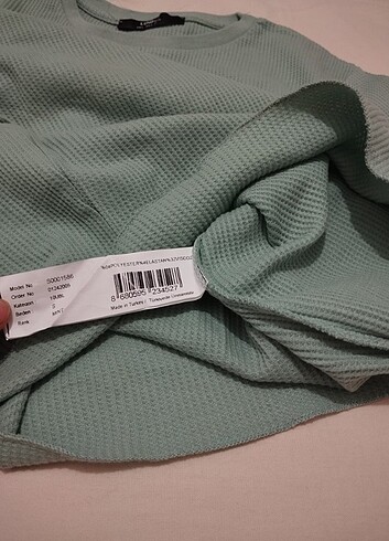 Lund marka S beden crop mint yeşili - Görsel 6