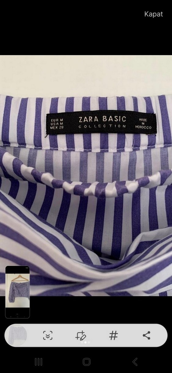 zara çok şık üst - Görsel 2