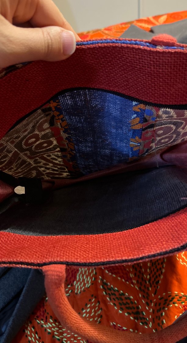 Boncuk İşlemeli Renkli Bohem Kadın Çantası - Görsel 3