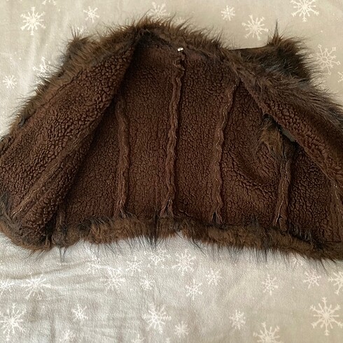 American Vintage vintage nubuk kürk peluş yelek