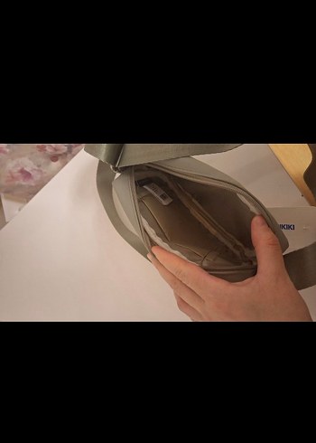 yeşil Deri Görünümlü Kadın Bel Çantası - Görsel 5