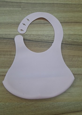 Pastel Pembe Bebek Mama Önlüğü - Görsel 2