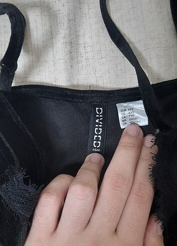 xs Beden H&m kadife kısa elbise