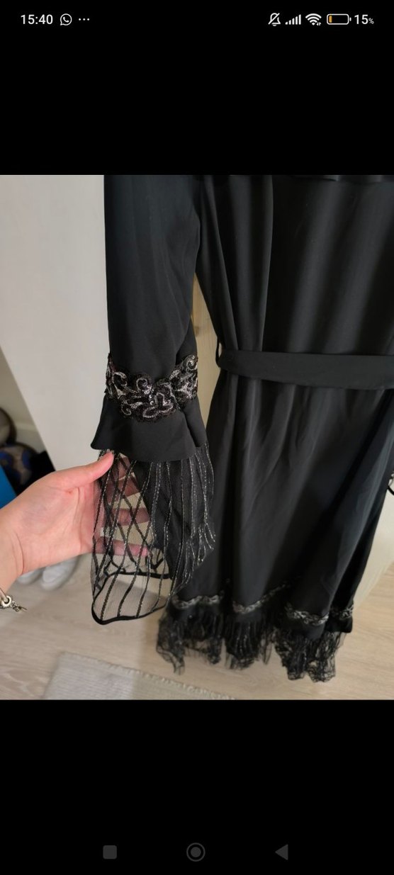 Özel Dikim Tesettür Abiye - Görsel 2