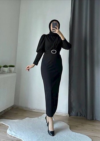 Siyah Kemerli abiye