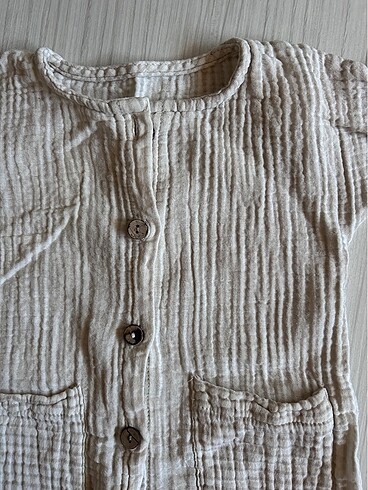HelloBaby Beyaz muslin tulum kids