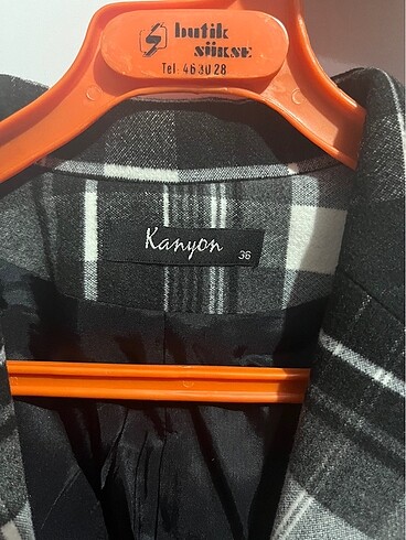 Kareli blazer ceket - Görsel 2