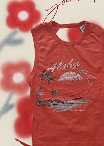 UO BABY TEE BLUZ CROP ATLET