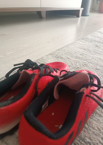 Kırmızı Erkek Çocuk Spor Ayakkabı krampon - Görsel 3