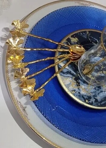 2K Japon Güllü ve Kelebek Aksesuarlı Çay Kaşığı 6'adet 110 TL ?????