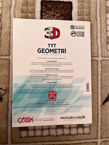  3D Yayınları TYT Geometri Soru Bankası