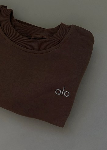 Kahverengi alo Sweatshirt