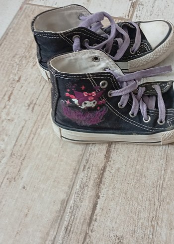 Kiz çocuk kuromili  Mor Elastik Bağcıklı Günlük Spor Ayakkabı - Görsel 5