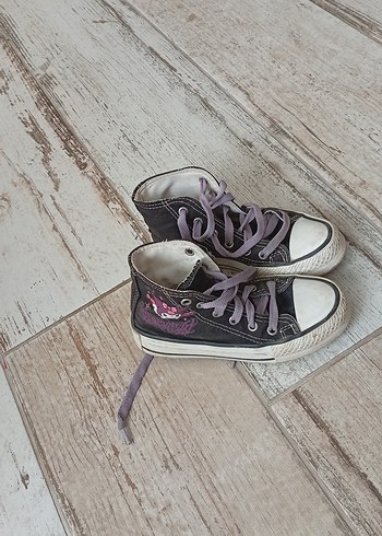 Kiz çocuk kuromili  Mor Elastik Bağcıklı Günlük Spor Ayakkabı - Görsel 3