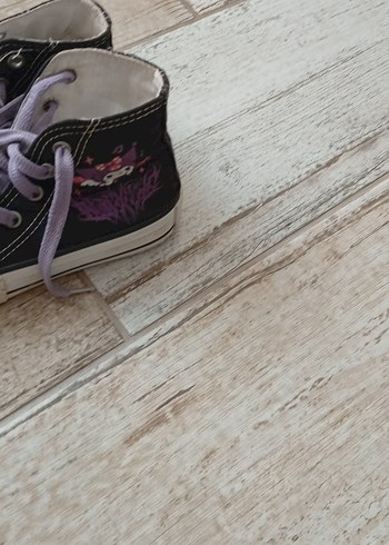 Kiz çocuk kuromili  Mor Elastik Bağcıklı Günlük Spor Ayakkabı - Görsel 6