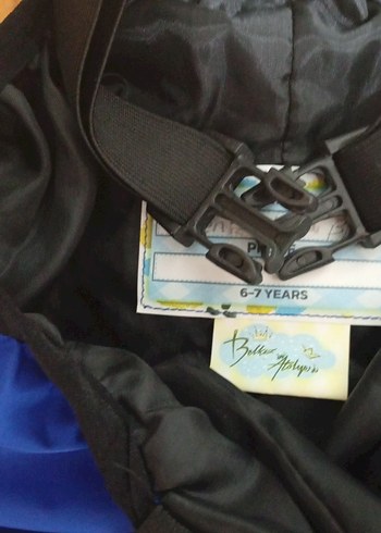 Parlak Mavi Erkek-kiz  Çocuk Yağmurluk - Görsel 2