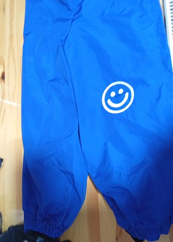 Parlak Mavi Erkek-kiz  Çocuk Yağmurluk - Görsel 3