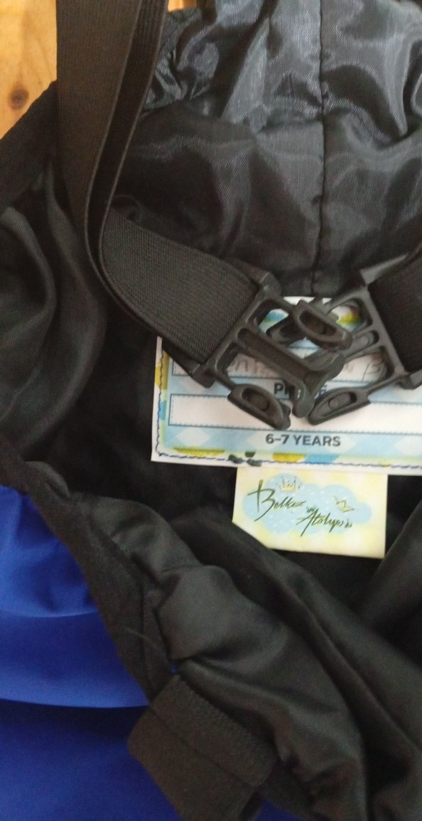 Parlak Mavi Erkek-kiz  Çocuk Yağmurluk - Görsel 2