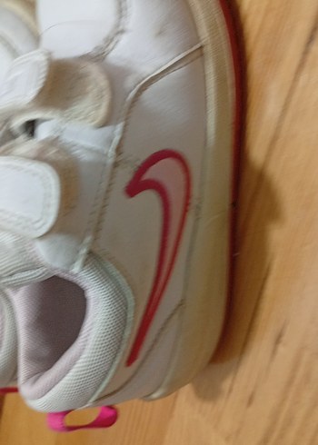 Kız Çocuk Beyaz Cırt Cırtlı Spor Ayakkabı - Görsel 3