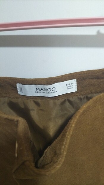 Mango Mango süet mini etek