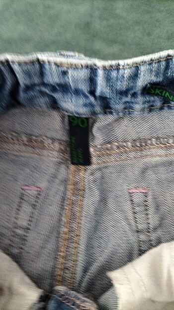 Benetton 18-24 ay Bebek jean - Görsel 4