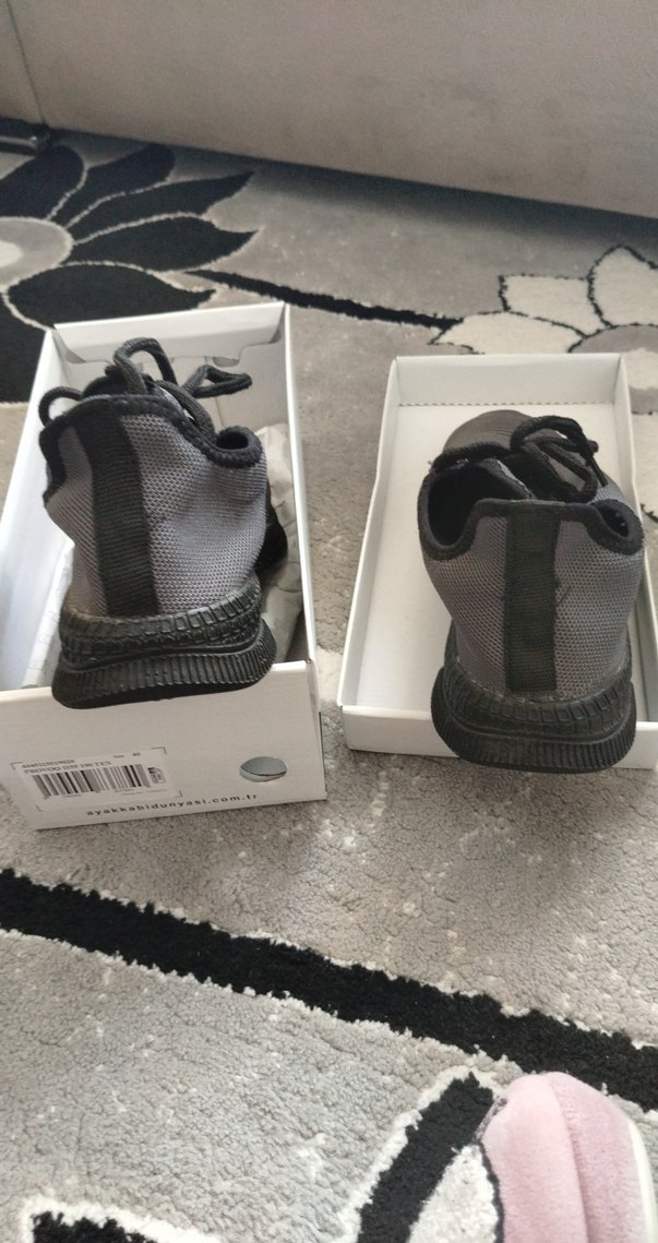 Gri Bağcıklı Erkek Spor Ayakkabı - Görsel 3