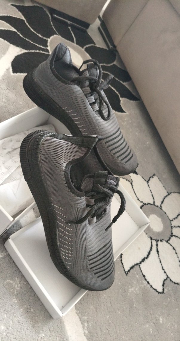 Gri Bağcıklı Erkek Spor Ayakkabı - Görsel 2