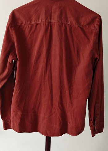 Bordo Erkek Gömlek Uzun Kollu - Görsel 5