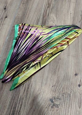 Renkli Pileli Bohem Kadın Eşarp/Fular - Görsel 4