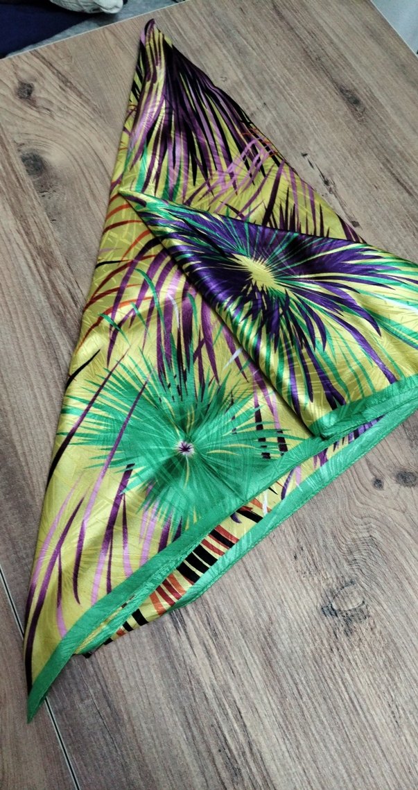 Renkli Pileli Bohem Kadın Eşarp/Fular - Görsel 3