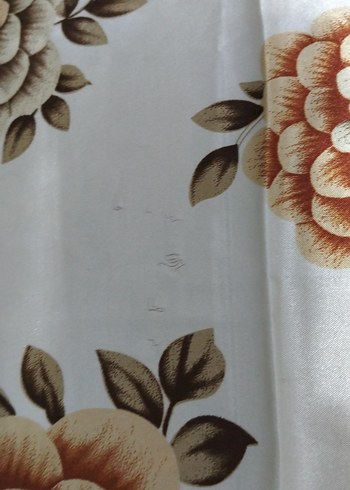 Çiçek Desenli Kadın Eşarp/Fular - Görsel 3