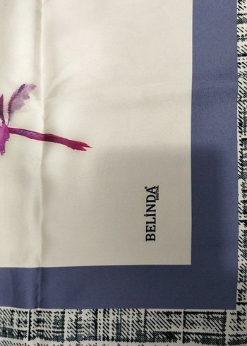 Çiçek Desenli Bohem Kadın Eşarp - Görsel 3