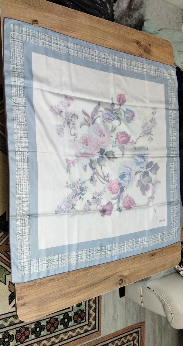 Çiçek Desenli Bohem Kadın Eşarp - Görsel 2