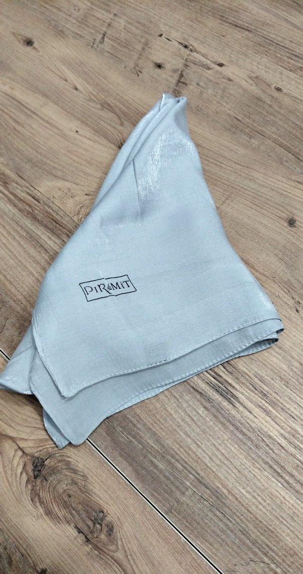 Gri Kadın Eşarp/Fular - Görsel 4