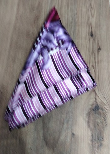 Mor Pileli Kadın Eşarp - Görsel 3