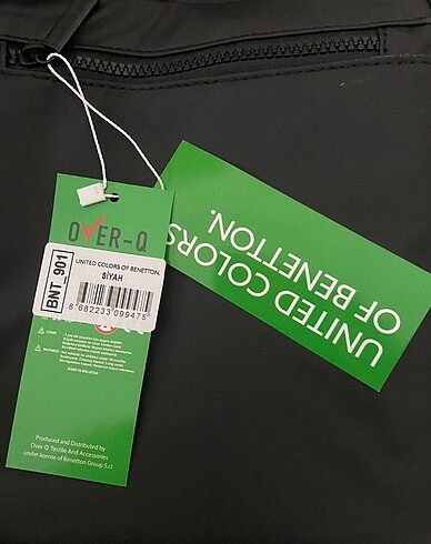 Beden siyah Renk Benetton unisex çapraz çanta