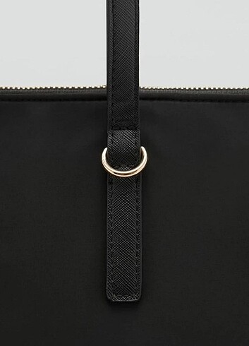  Beden Mango siyah shopper canta