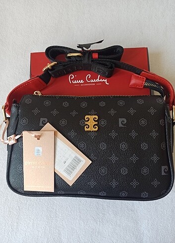 Pierre Cardin siyah çapraz çanta 