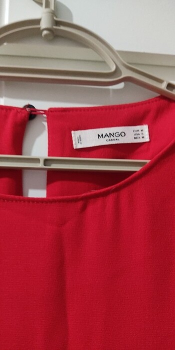 m Beden kırmızı Renk Mango elbise 