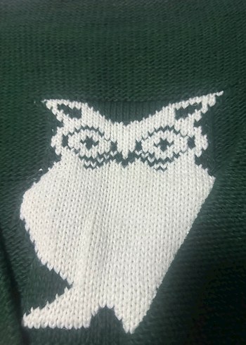 Yeşil Örgü Kadın Kazak - Görsel 2