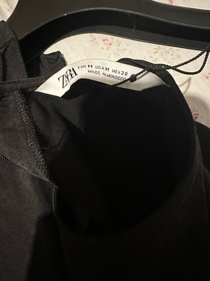 Siyah Uzun Kollu Salaş Siyah Elbise - Görsel 3