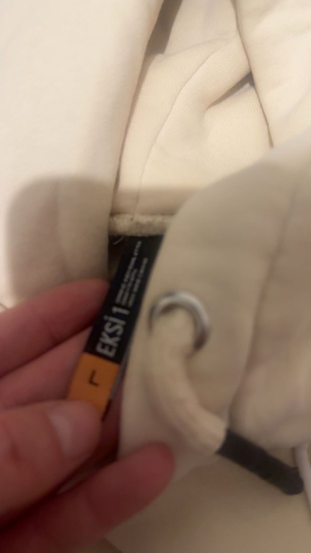 Bej Kapüşonlu Fermuarlı Kadın Sweatshirt - Görsel 2