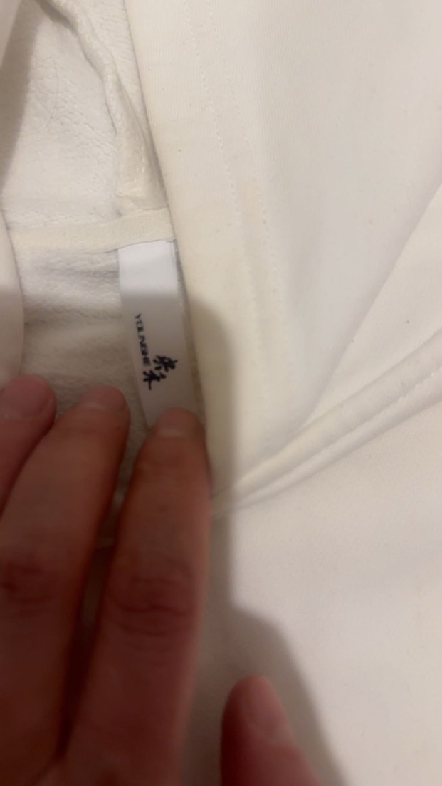 Kadın Beyaz Fermuarlı Sweatshirt - Görsel 3